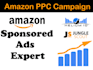 setup and manage amazon PPC campaign sponsored ads and sponsored brands