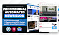 create a professional automated blog wordpress news website