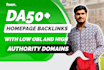 do da50plus homepage backlinks or contextual dofollow links