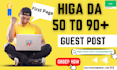 publish a high da guest post, guest post, on high da sites
