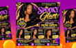 design an eye catching halloween party flyer and poster