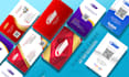 design professional business cards, gift cards, review cards, and thank you card