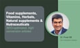 write food supplements and vitamins articles