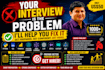 train you with mock interviews for data science  job success