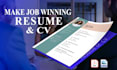 provide resume design, writing, cv editing, template