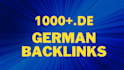 build 1000 german backlinks from local de domains