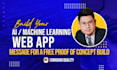 create a machine learning app using deepseek or openai gpt4o or o1 or claude