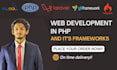 fix and code websites using core PHP or PHP frameworks