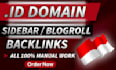 provide high da DR indonesian contextual dofollow id backlinks