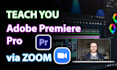 teach adobe premiere pro via zoom