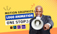 do motion graphics social ad posts and logo animations