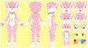 do a reference sheet of your fursona or anime character