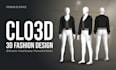 make 3d fashion clothing, mockups and animations with clo 3d