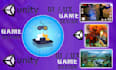 do unity game design, expert UI , UX designer