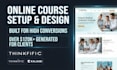 setup thinkific, kajabi online course website and student portal