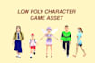 create 3d game character low poly