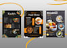 design creative food menus, restaurant menu and cafe menu
