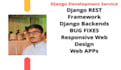 be your django rest API developer