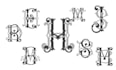 creating a two letter monogram for you in my own style