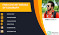 do data entry find  email collection find active targeted potential clients