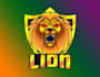 design an lion mascot logo in high definition