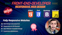 be your front end developer using HTML5 css3 bootstrap js