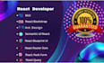 be a react js developer, react js, javascript, bootstrap, HTML, CSS