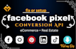 setup facebook pixel conversion API server side tracking