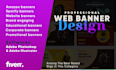 design web banner, affiliate ads, website, amazon ads