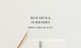 do research and summaries on any topic