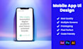 design a creative mobile app uiux using adobe xd for any os