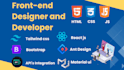 be your frontend website designer react js next js HTML css