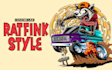 make rat fink cartoon style tshirt illustration