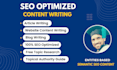 write SEO optimized article with excellent copywriting