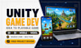 be your expert unity game developer for 2d 3d mobile game development