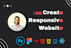 website designer to create responsive website with html CSS js
