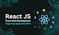 create a react js web app from figma, PSD, xd