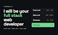 be your full stack web developer