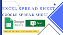 create excel spreadsheet, google sheet perfectly