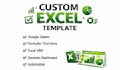 create custom excel template, spreadsheet, google sheet