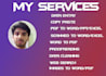 do copy paste data from any source