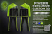 design custom 3d tracksuit design and streetwear mockup for clothing