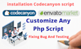 install any codecanyon script, any customization you need in laravel, PHP script