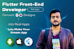 be your flutter app front end developer using mobile app ui ux design