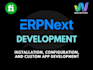 install erpnext with integrated setup configuration and customizations