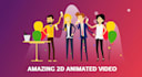 create an engaging 2d animated video