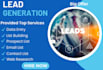 do b2b lead generation for cold emailing and cold calling