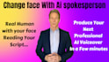 change your face with ai spokespersons,face swap