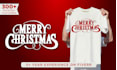 do festive christmas and new year logo for tshirts sweaters and hoodies