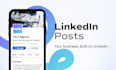 create linkedin posts for your business
